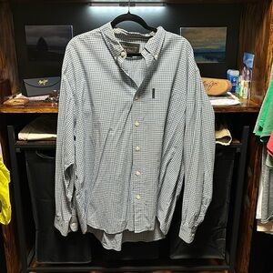 Men’s XL Abercrombie men’s blue check shirt